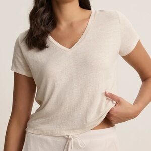 Velvet by Graham & Spencer Amber Linen Knit Tee